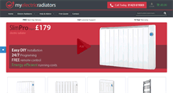 Desktop Screenshot of myelectricradiators.com